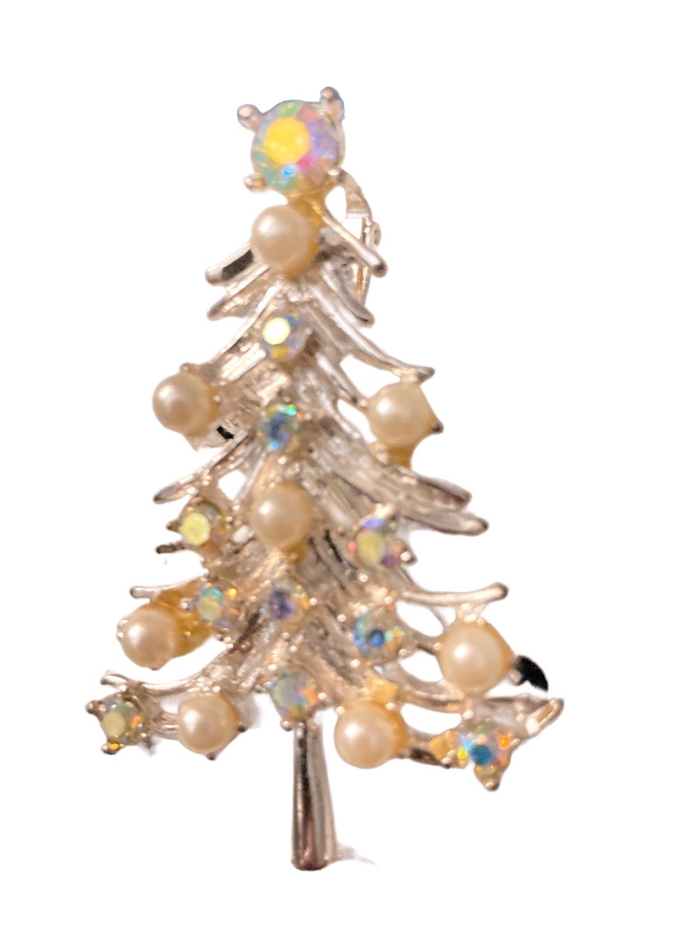 Vintage  Tanner 11 Christmas Tree Brooch Pin